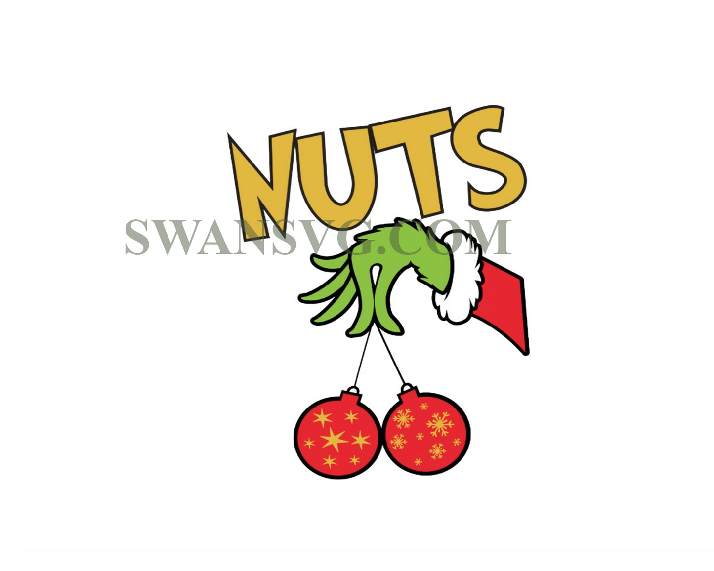 Nuts Couples Funny Christmas Svg Digital Download