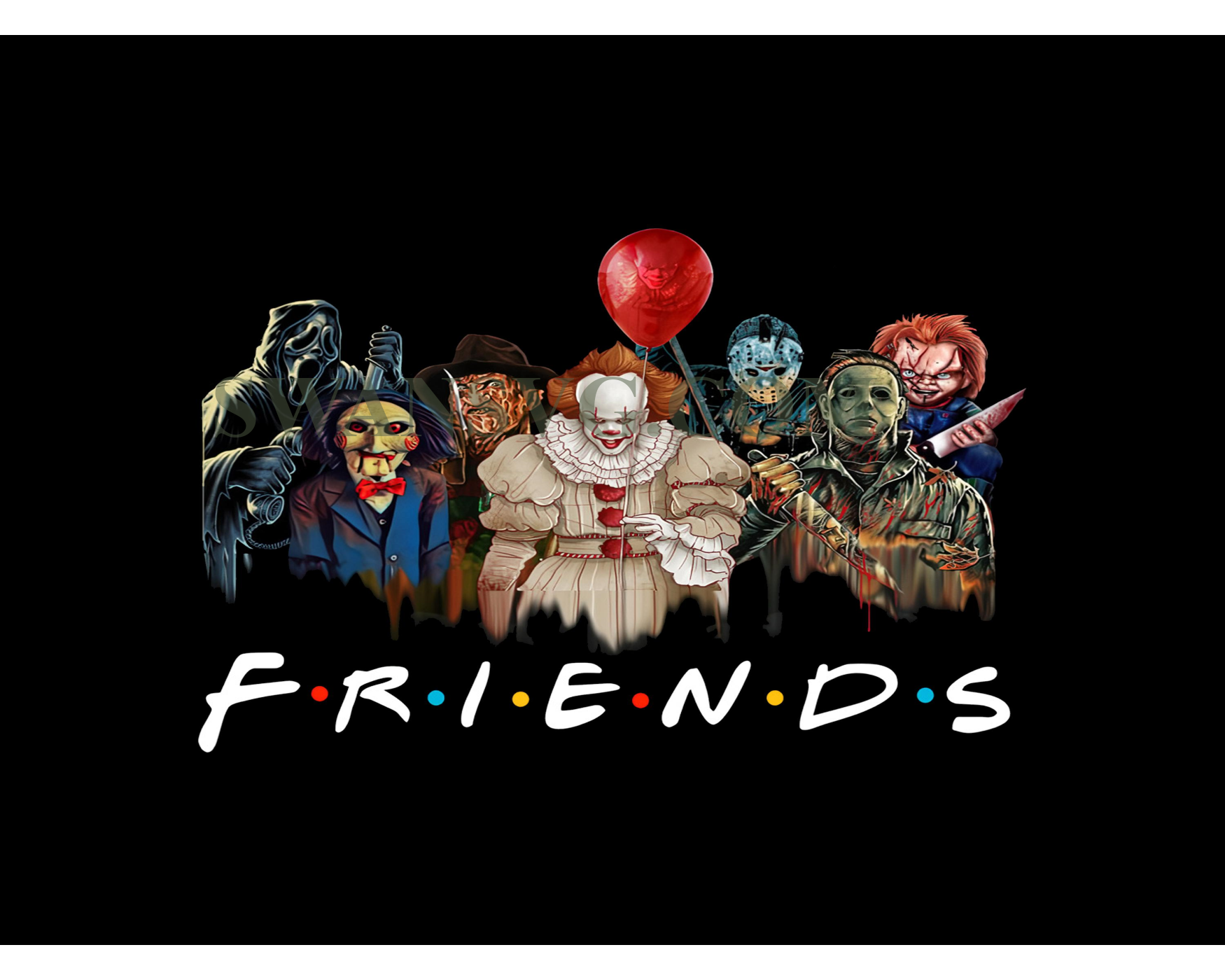 Horror Characters Png Horror Friends Png Halloween Movie Character P Swansvg 4234