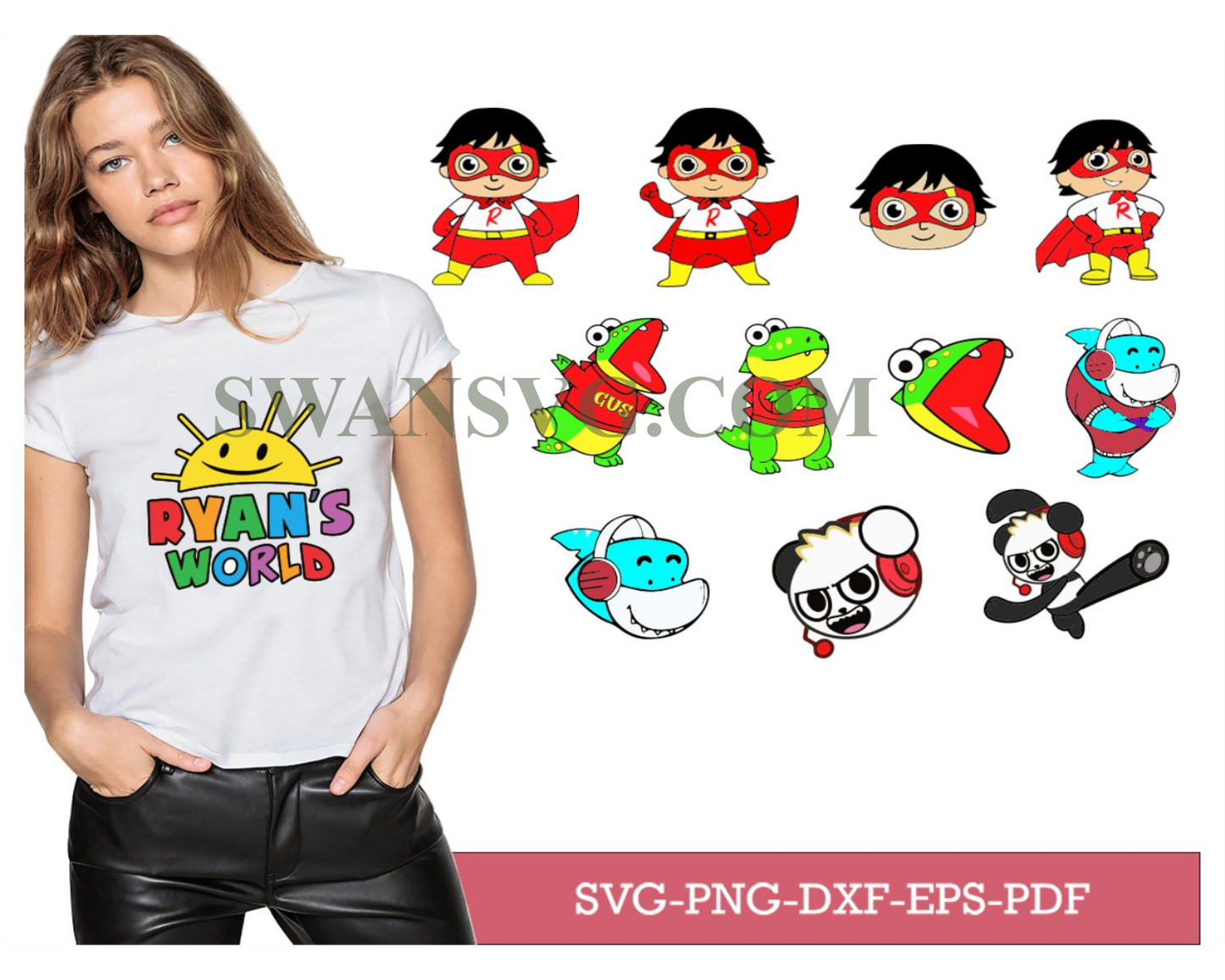 Ryans World Bundle Svg, Bundle Logo Svg, Brand Logo Svg, Logo Svg