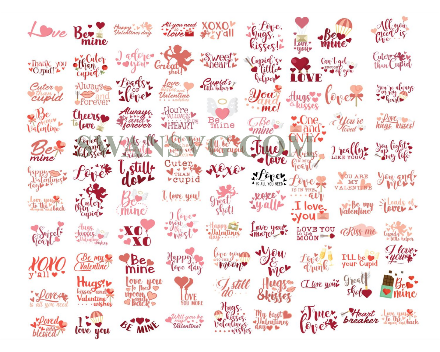 Valentine Quotes png, Valentine day bundle