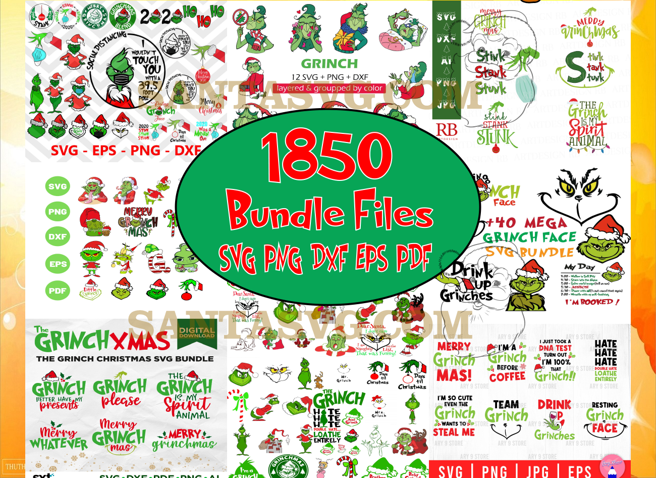 1850 Bundle Grinch Svg, Grinch SVG, Merry Christmas svg, Baby Grinch