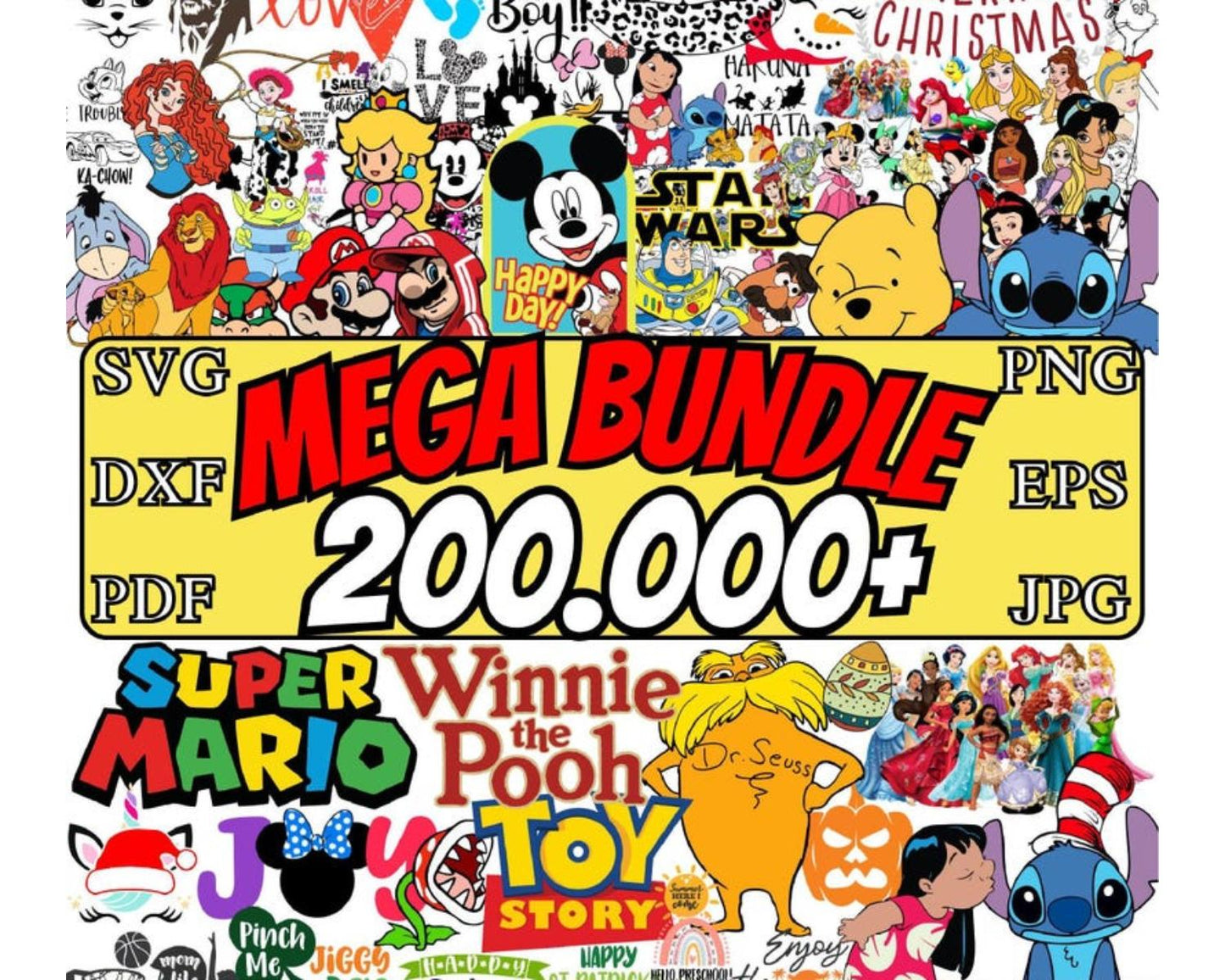 200000 All Files in Entire Shop Svg Png Font Mega Bundle,Whole Shop
