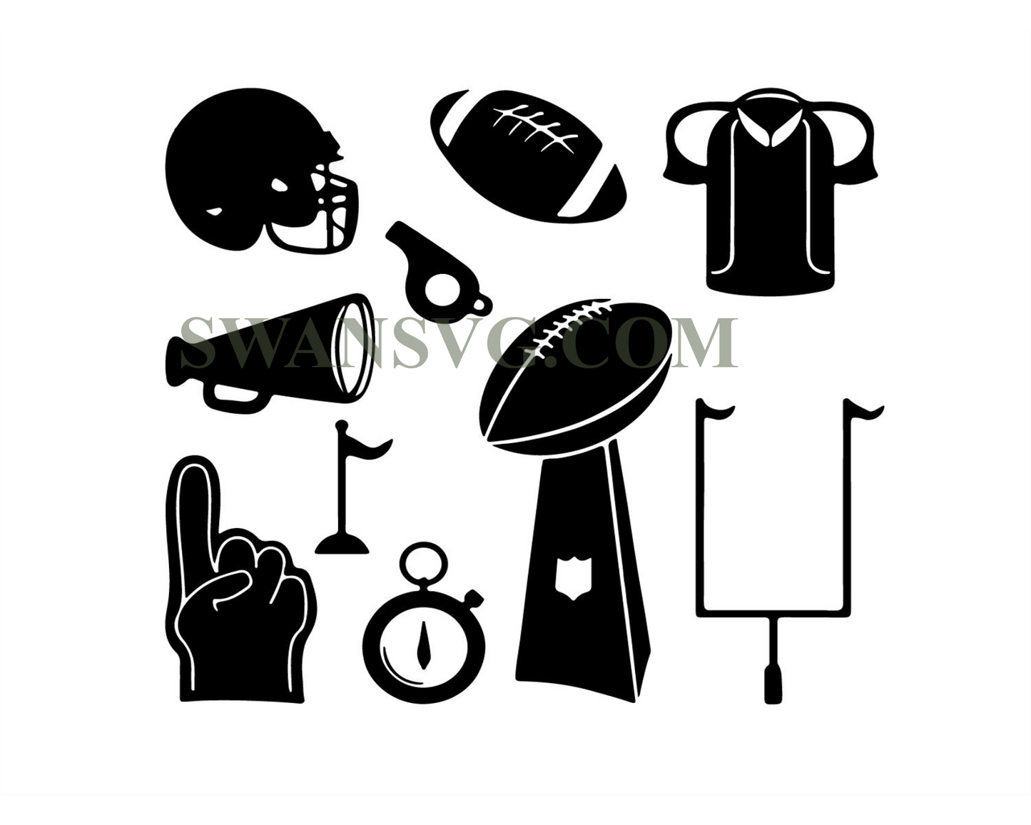 Super Bowl 2024 Bundle Svg Vince Lombardi Trophy Svg