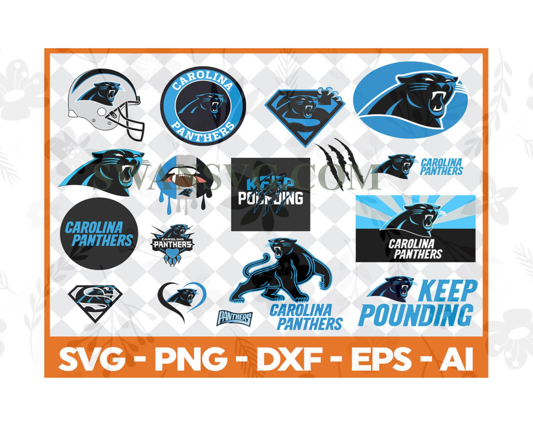 Carolina Panthers Svg,Nfl Logo Svg, Panthers Svg, Panthers Logo svg ,C