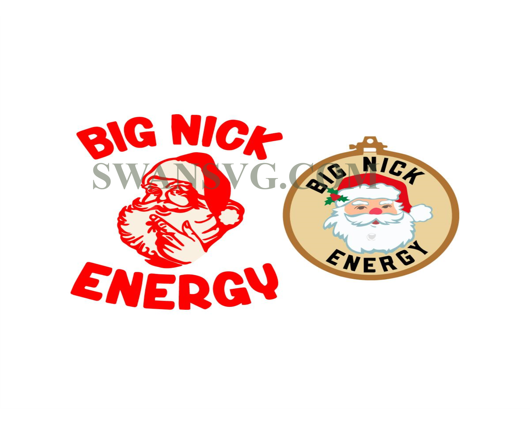 Big Nick Energy svg, Santa Xmas Funny Christmas design svg – SwanSvg