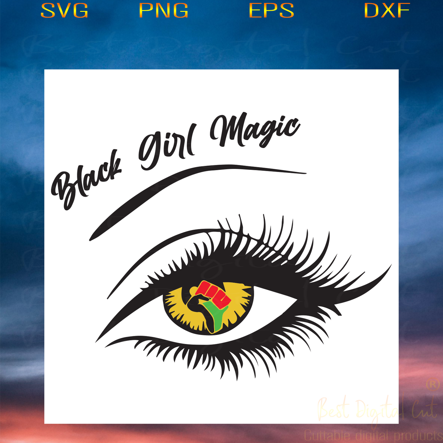 Black Girl Black Girl Magic, African American Svg, Black Girl Gift