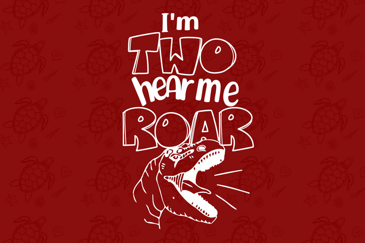 Im two hear me roar svg, 2nd birthday party