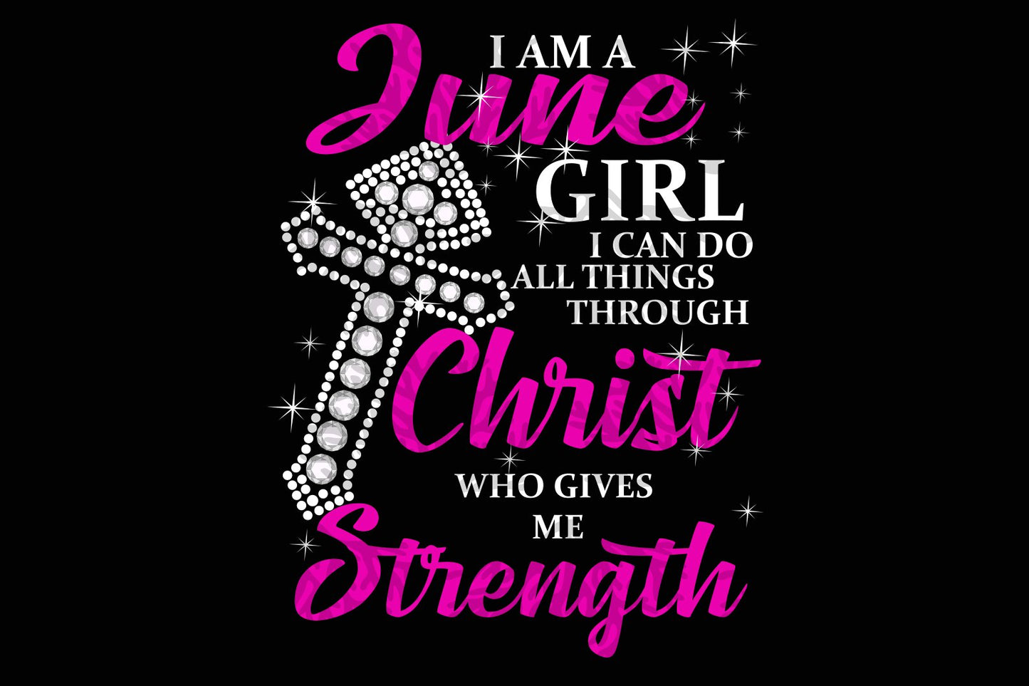 I am a June girl can do all things born in June