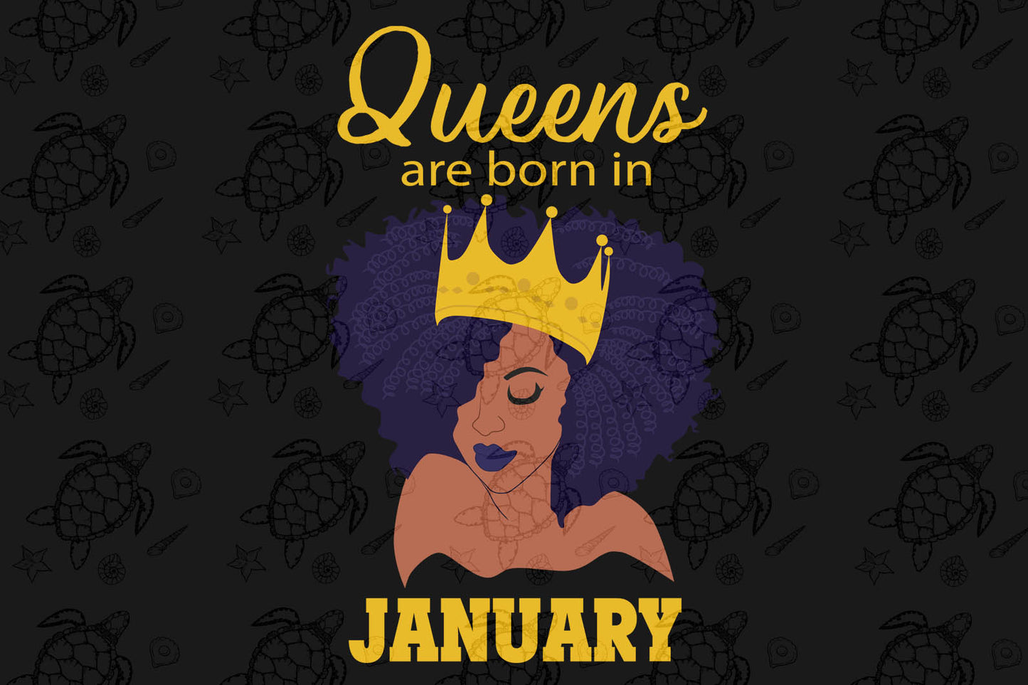 Queens are born in January January girl svg, born in January