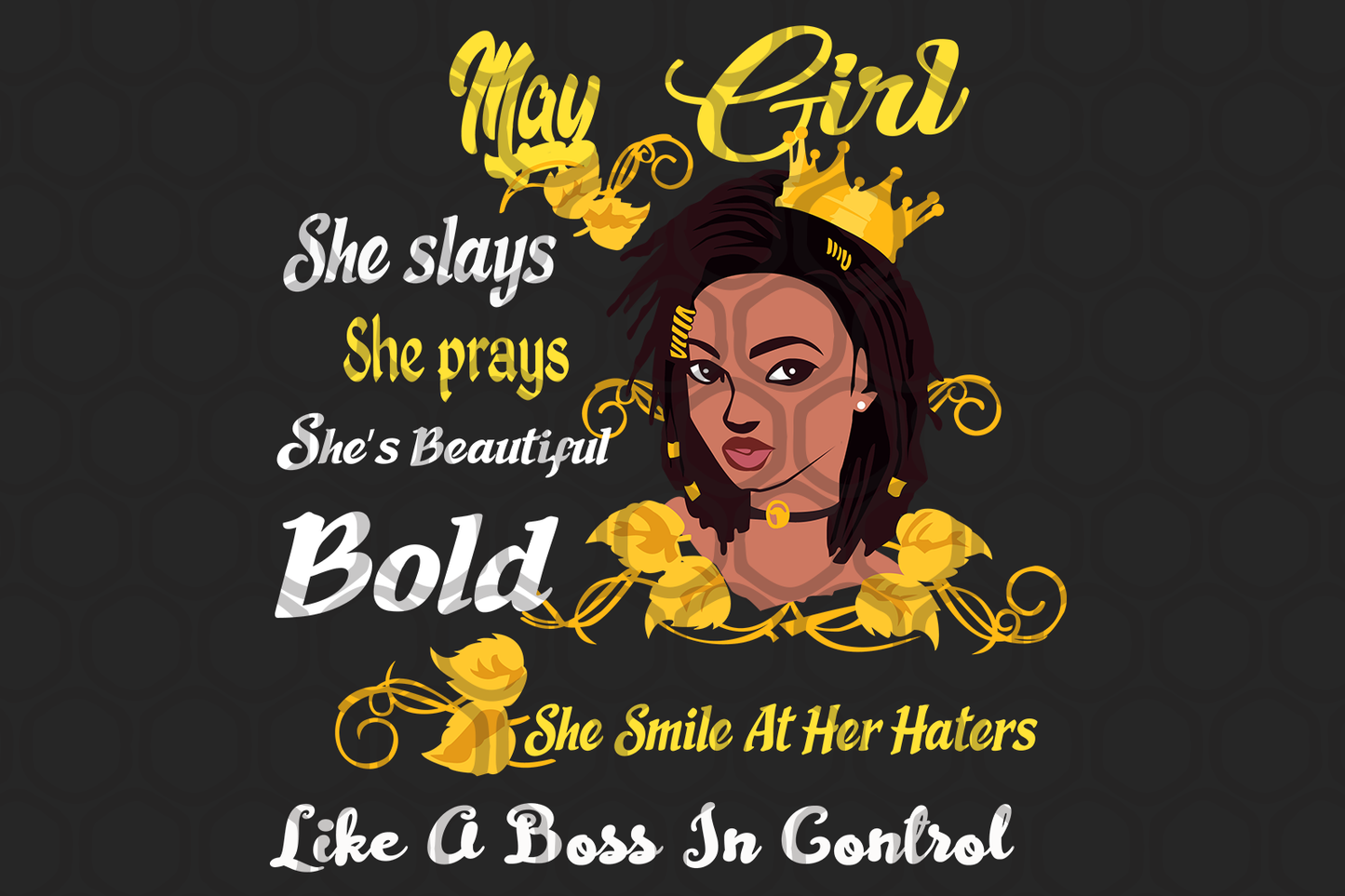 May girl svg born in May, living my best life