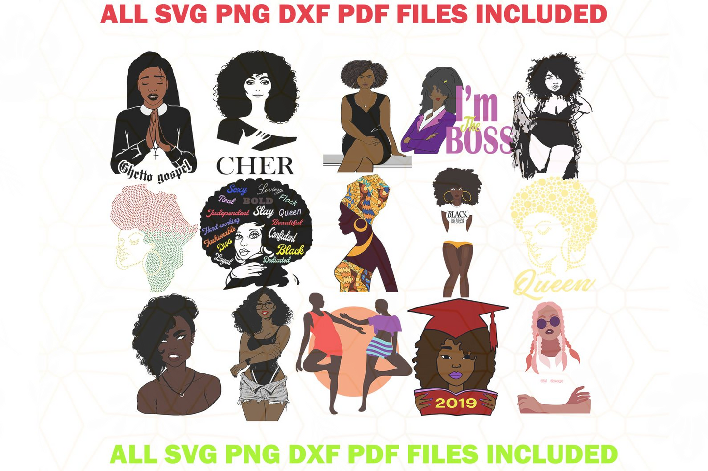 Black Girl Black Girl Magic, African American Svg, Black Girl Gift