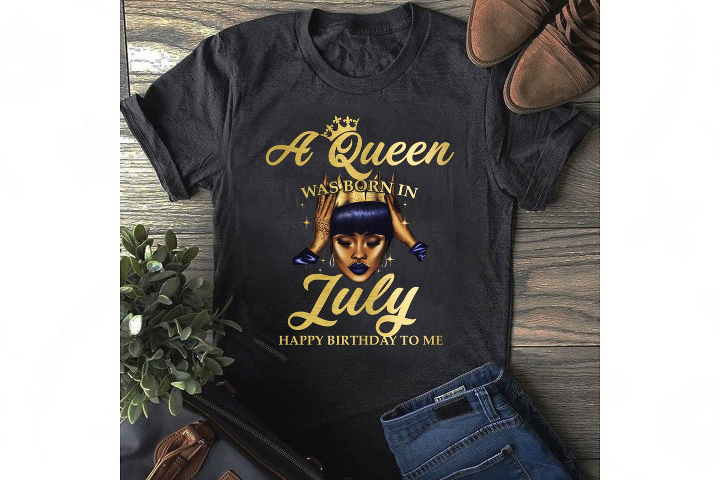 A queen was born in July retro vintage shirt, born in July
