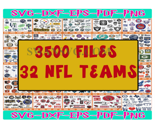 3500 file NFL Svg, Bundle Sport Svg, NFL Svg, Sport Svg