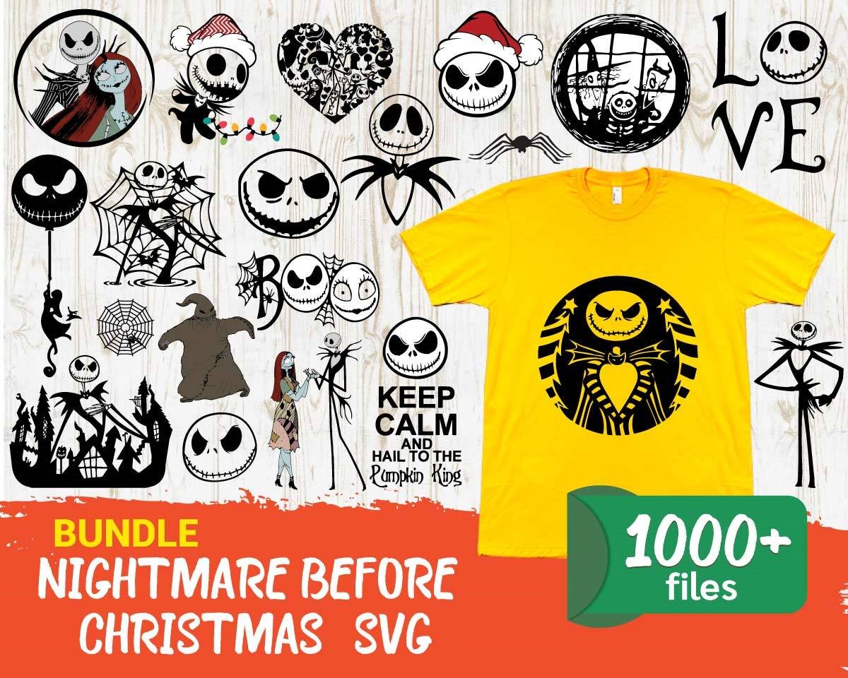 Nightmare Before Christmas, Jack Skellington Svg, Nightmare Svg