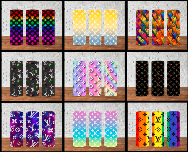 Design 20Oz Tumbler Skinny Straight Tapered, Fashion Brand Tumblers