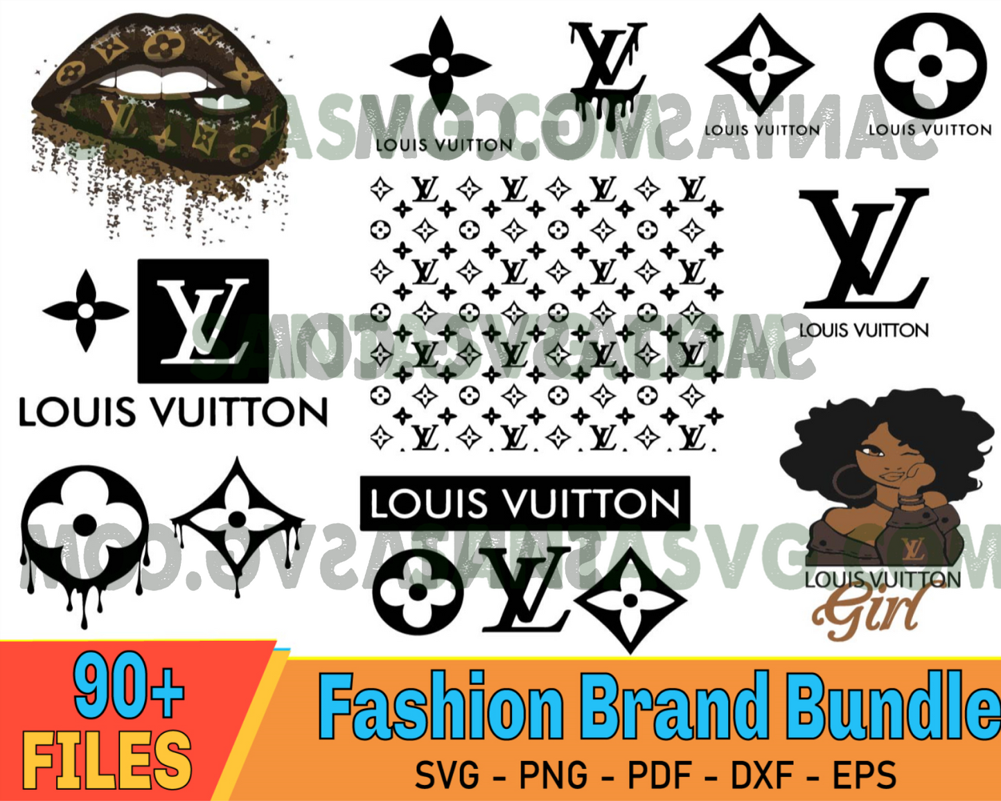 Fashion Brand Logo Svg, Bundle Logo Svg, Brand Logo Svg, Famous Logo