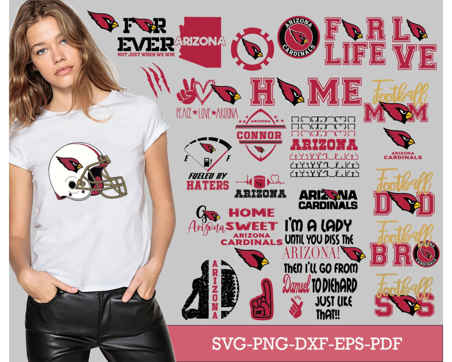 Arizona Cardinals Bundle Svg, Cardinals Svg,Cardinals logo svg,Nfl svg