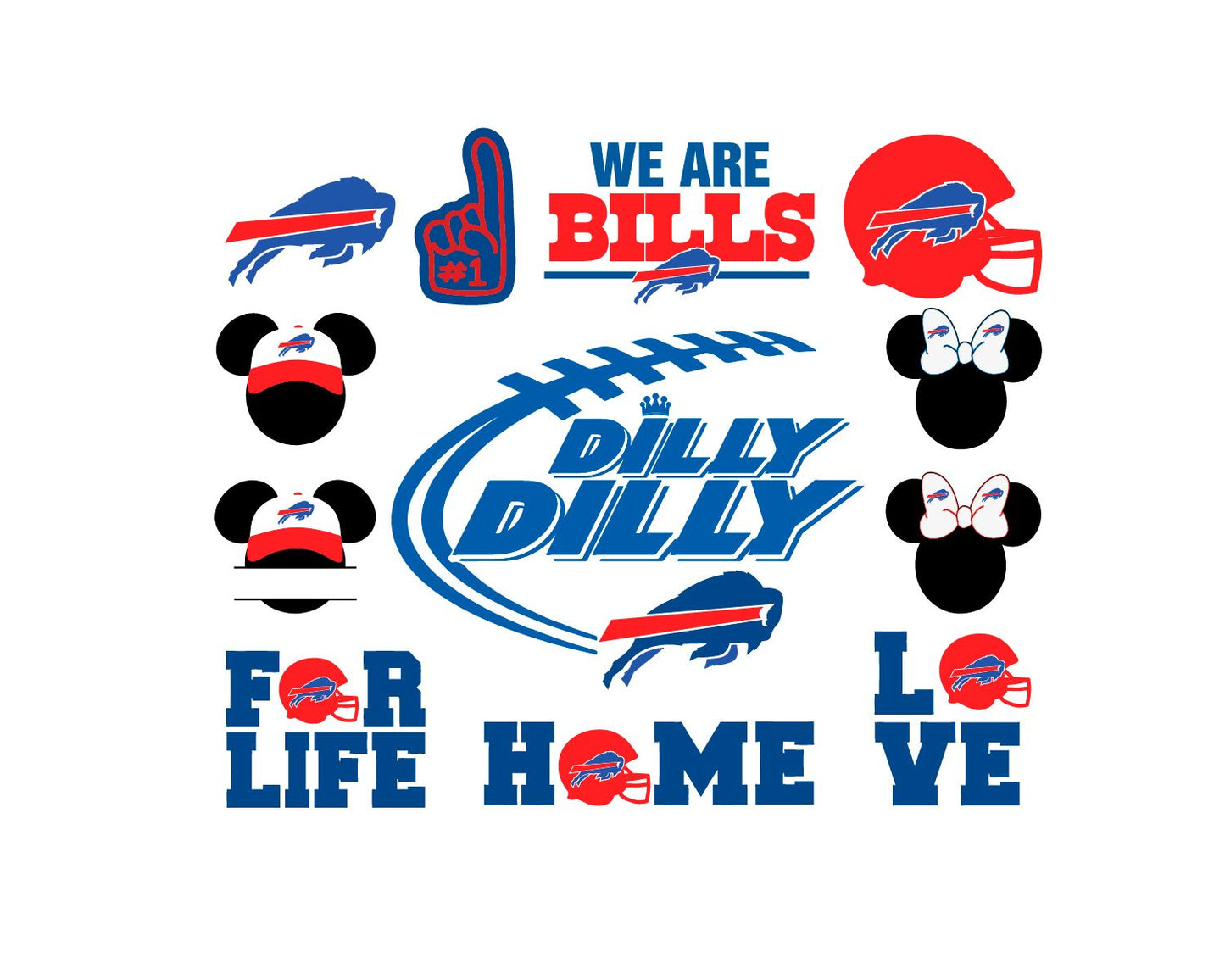 Buffalo Bills Bundle Svg, Bills Svg, Bills logo svg, Nfl svg, Football