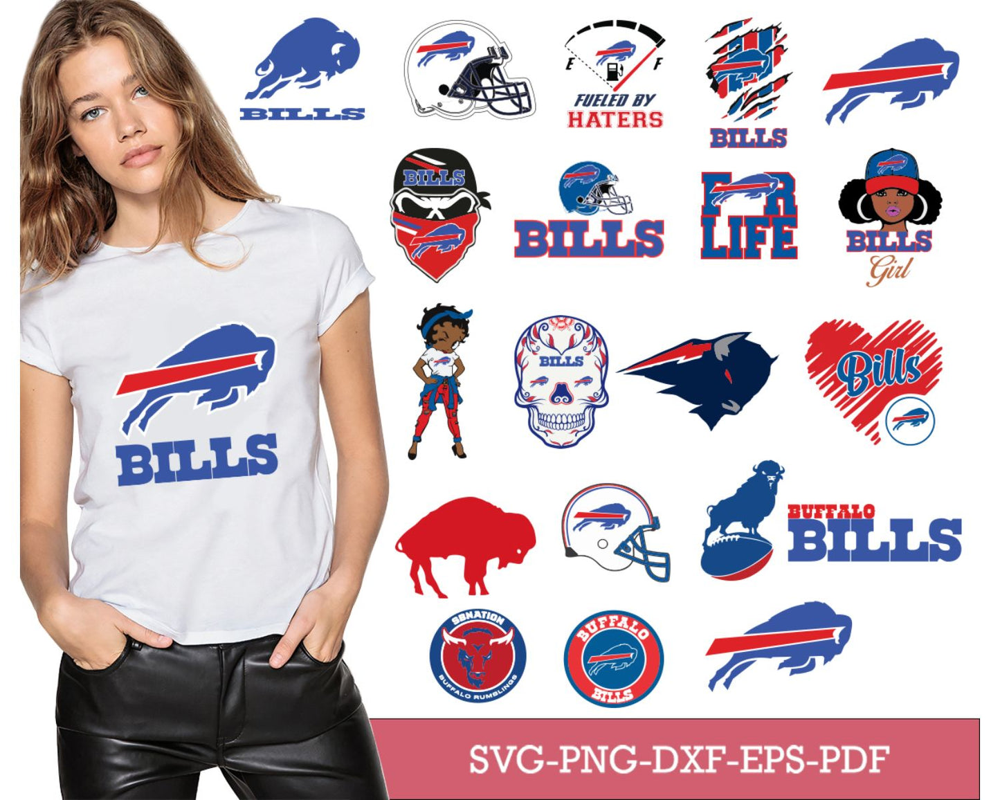 Buffalo Bills Bundle Svg, Bills Svg, Bills logo svg, Nfl svg, Football