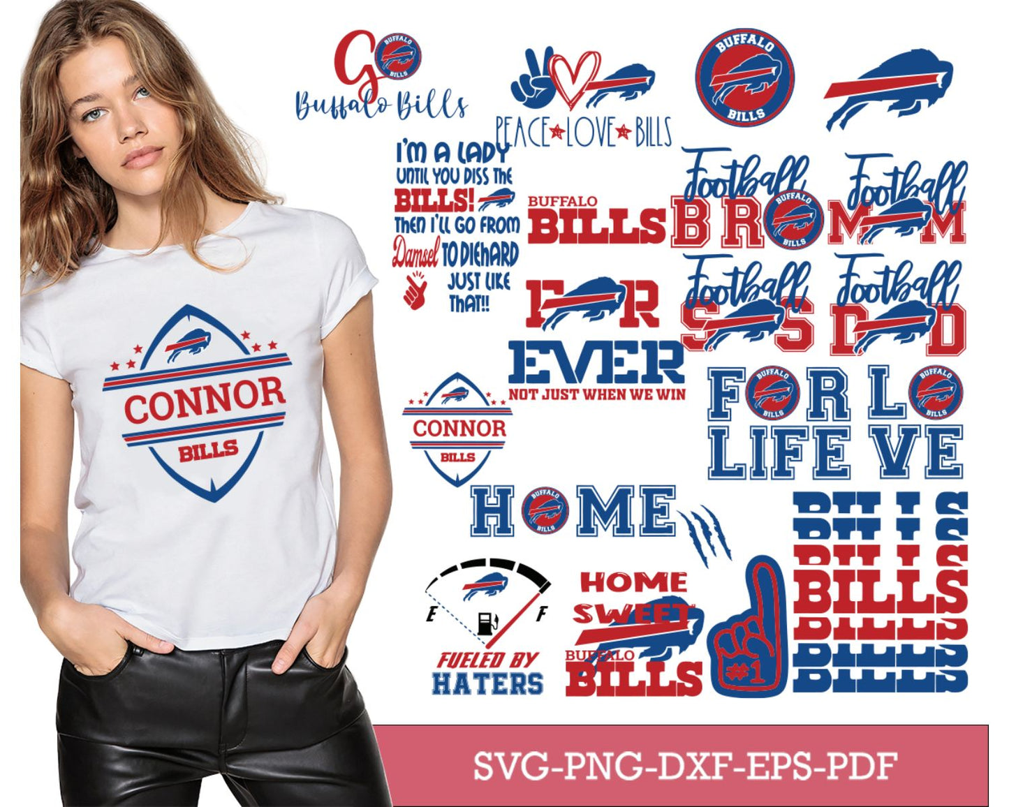 Buffalo Bills Bundle Svg, Bills Svg, Bills logo svg, Nfl svg, Football