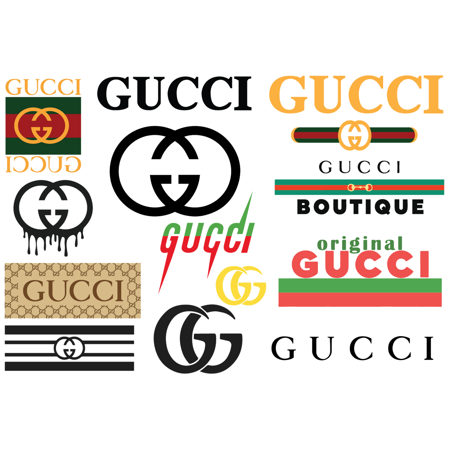 Fashion Brand Logo Svg, Bundle Logo Svg, Brand Logo Svg, Famous Logo