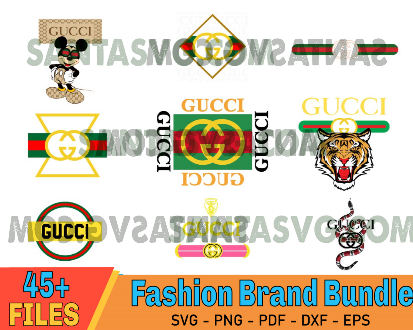 Fashion Brand Logo Svg, Bundle Logo Svg, Brand Logo Svg, Famous Logo