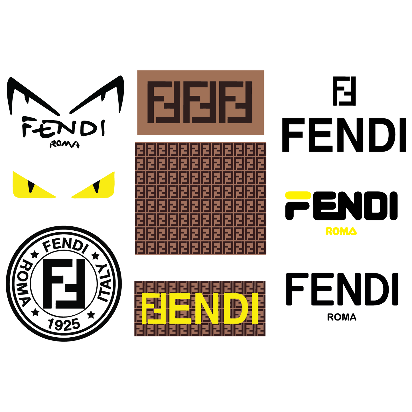 Fashion Brand Logo Svg, Bundle Logo Svg, Brand Logo Svg, Famous Logo