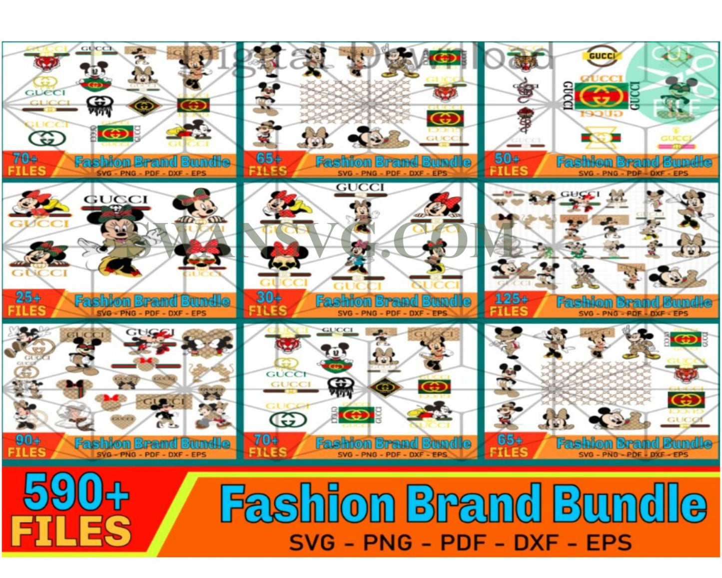 Fashion Brand Logo Svg, Bundle Logo Svg, Brand Logo Svg, Famous Logo