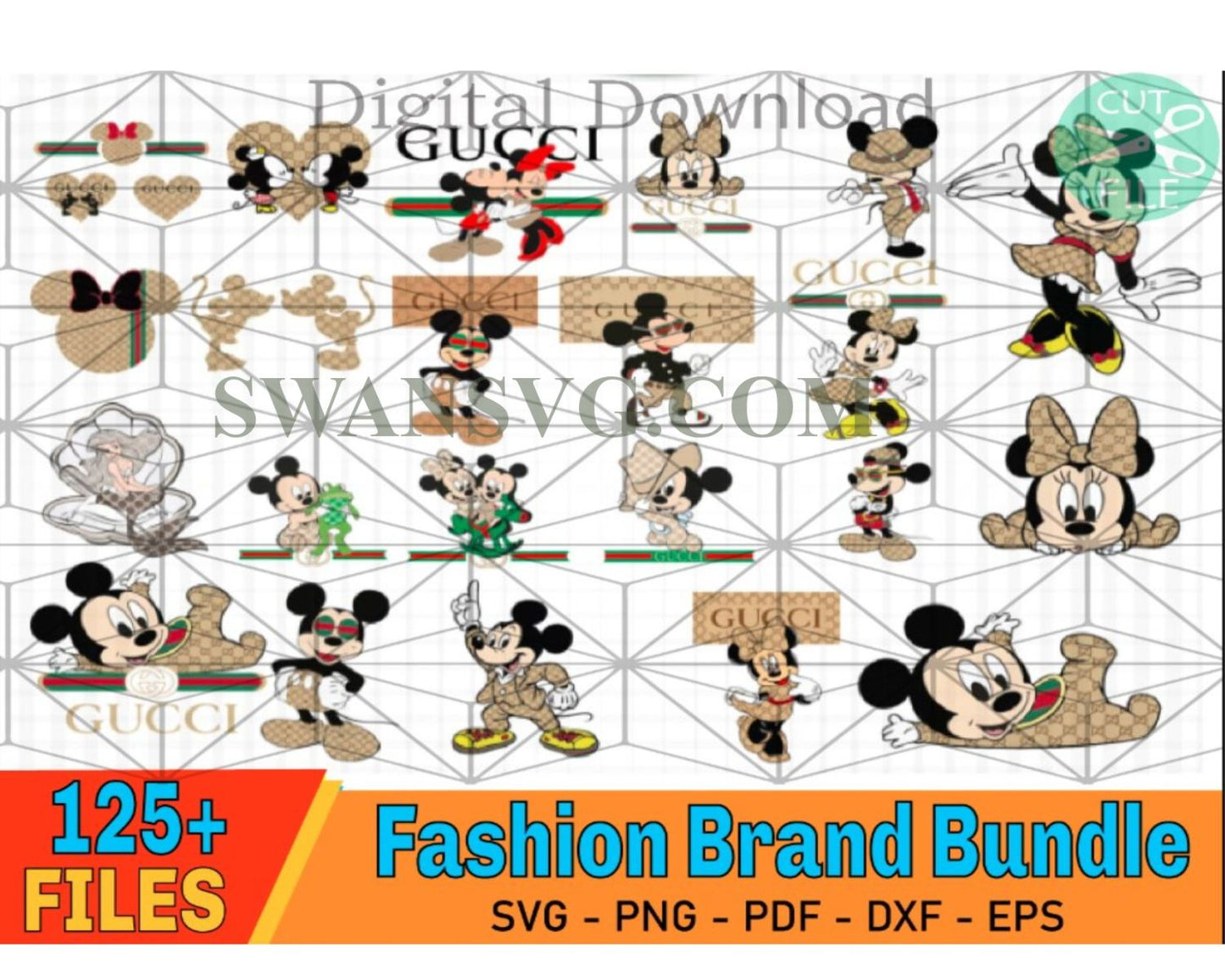 Fashion Brand Logo Svg, Bundle Logo Svg, Brand Logo Svg, Famous Logo