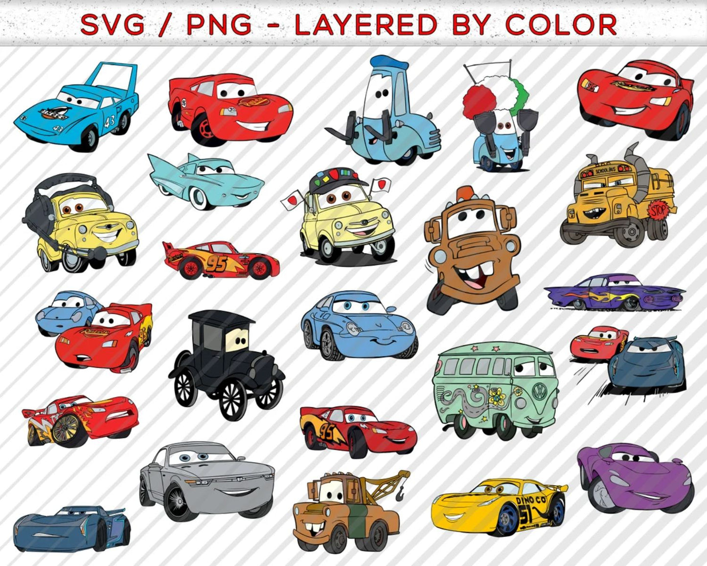 650 Mega Bundle CARS Png, Cars Png, Cars Birthday Png, Cars Party Png