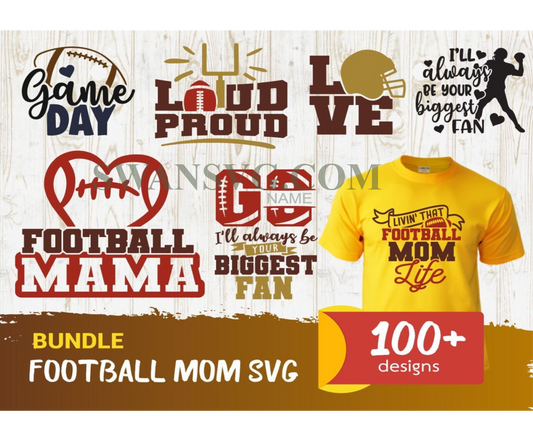 Football Mom Svg, Bundle Svg, Sport Svg, Football Svg, Baseball Svg