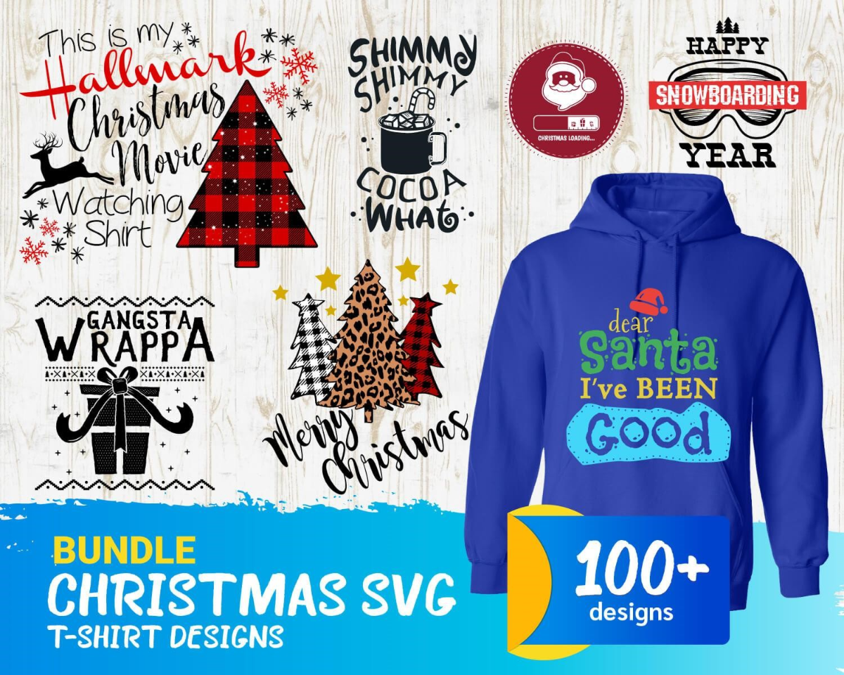 100 Bundle Christmas Svg, Buffalo Plaid Tree Svg, Christmas Tree Svg