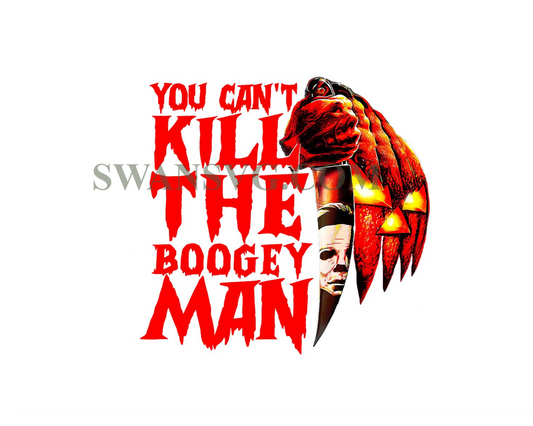 You Cant Kill The Boogeyman Png, Horror Pumpkin Halloween Png, Horror