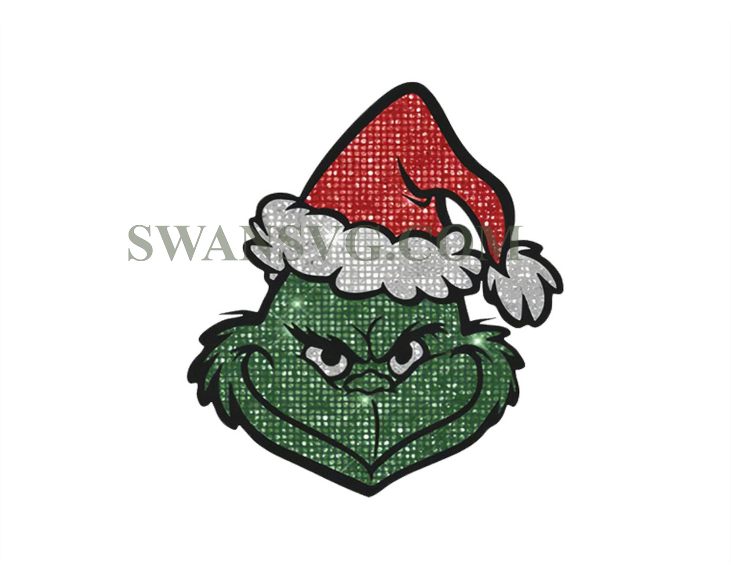 Mean Green Guy Christmas Inspired PNG Bundle Sublimation Design