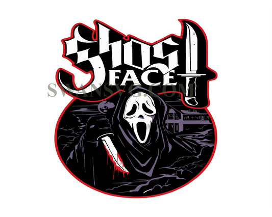 Scream Ghostface Horror Halloween SVG Png File , Digital Download