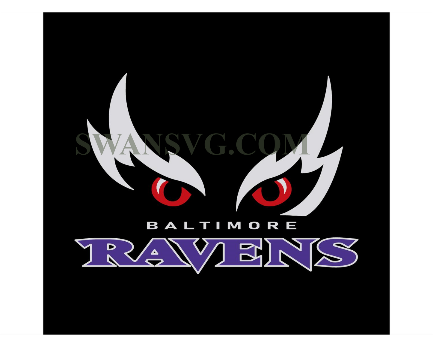 Raven Baltimore svg