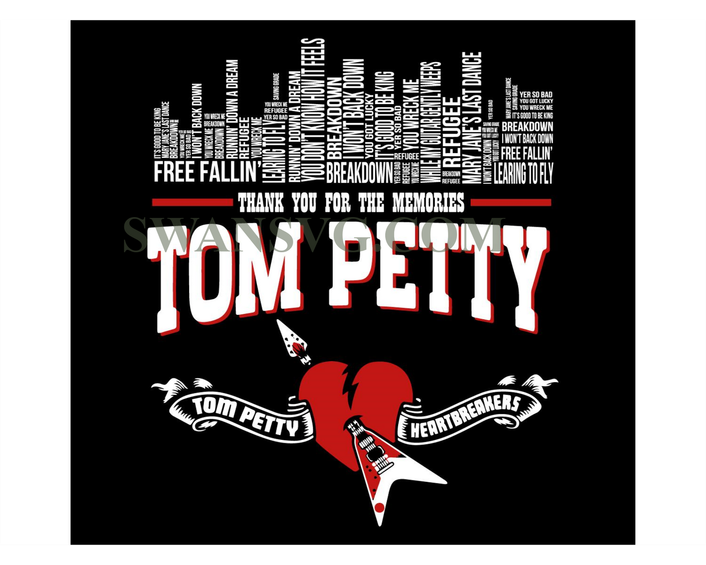 Tom petty svg