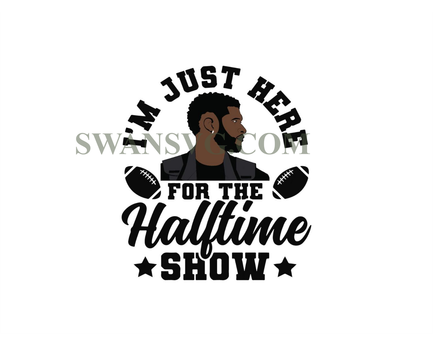 Usher Super Bowl Halftime PNG, Usher Super Bowl Halftime Show SVG