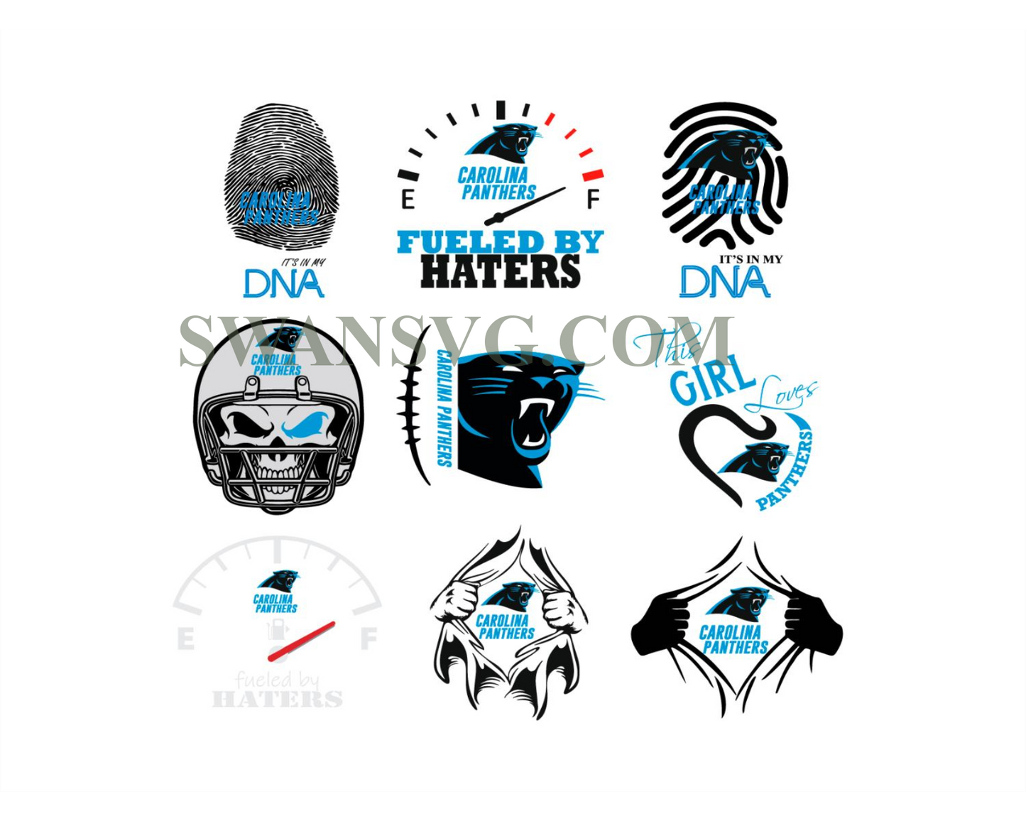 Carolina Panthers Bundle Svg NFL Svg Digital Download