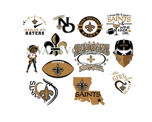 New Orleans Saints Bundle American Football Team Svg