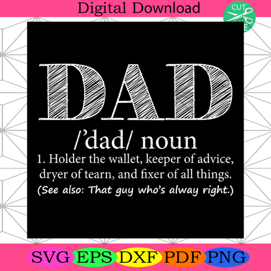 Dad Noun Svg, Dad And Son, Reel Dad Svg, Super Dad Svg