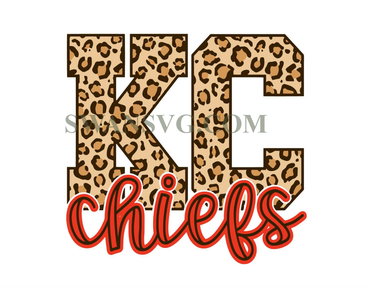 Kansas City Leopard Print Svg Kansas City Chiefs Svg