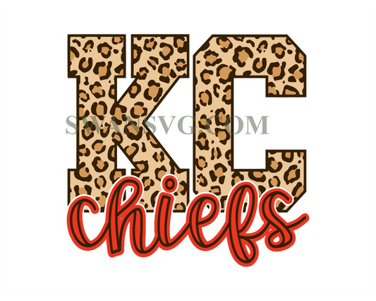 Kansas City Leopard Print Svg Kansas City Chiefs Svg