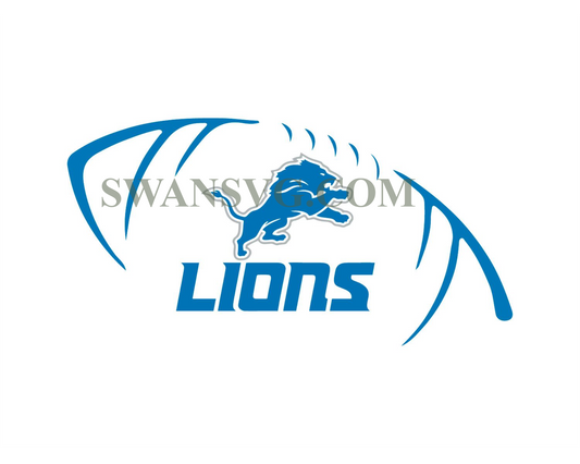 Lions Girl Svg Sport Svg, Football Svg, Football Teams Svg, NFL Svg