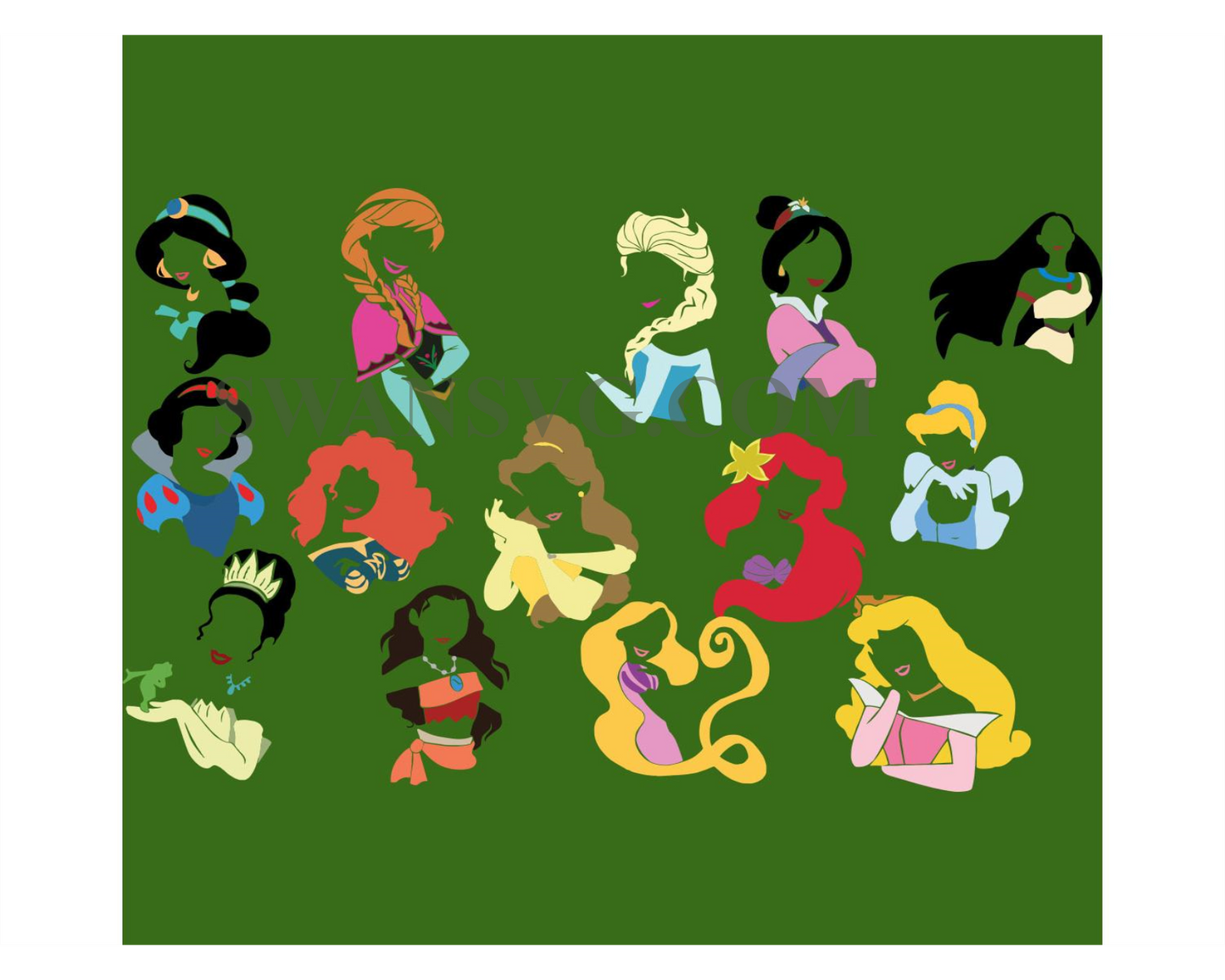 Disney Princess Svg Bundle, Trending Svg, Disney Princess Svg