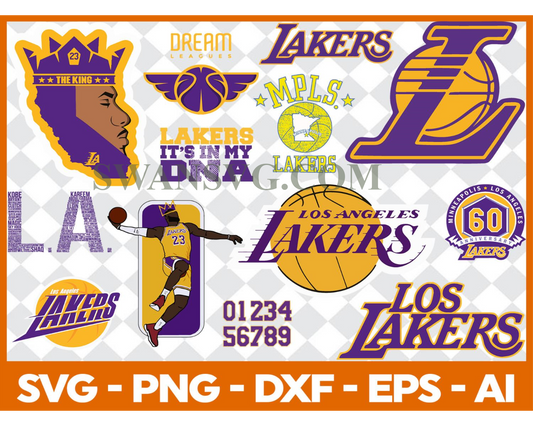 Los angeles lakers nba svg,NBA svg, basketball svg file