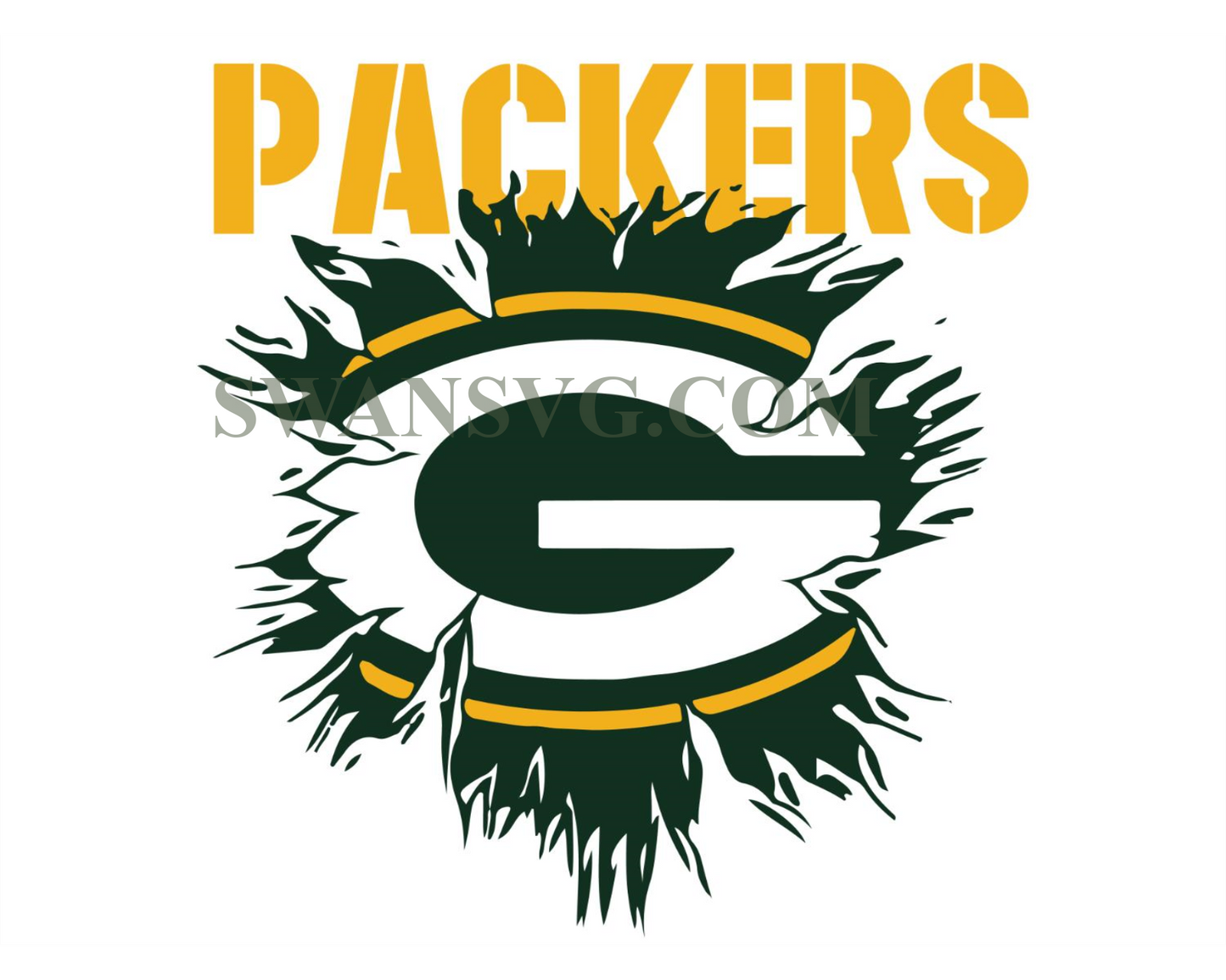 Green Bay Packers Ship Logo Svg Digital Download