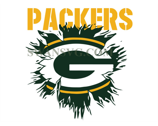 Green Bay Packers Ship Logo Svg Digital Download