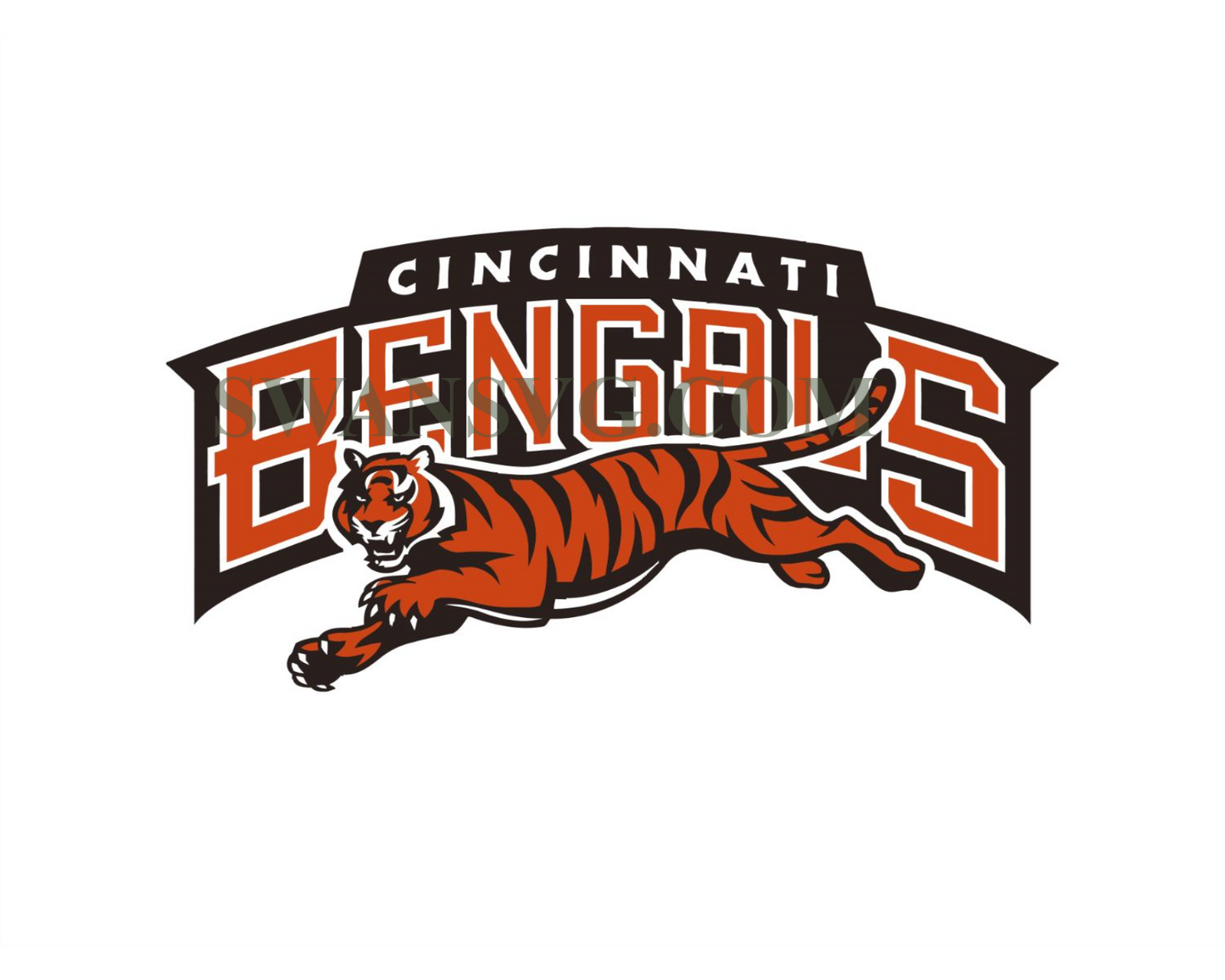 Cincinnati Bengals Logo Svg Digital File Download