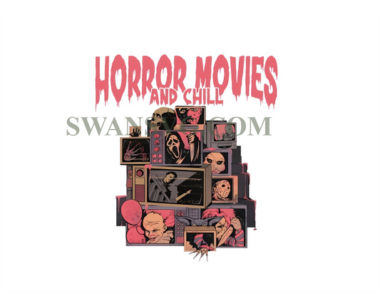 Horror Movie And Chill Characters Png